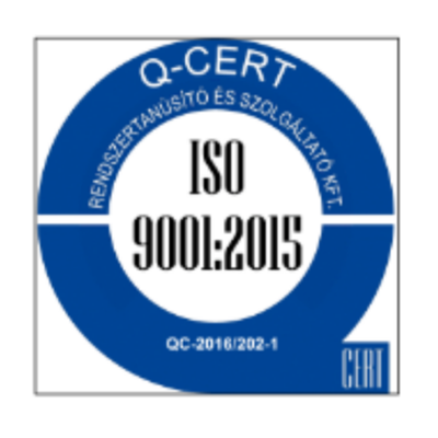 ISO 9001:2015 certificate